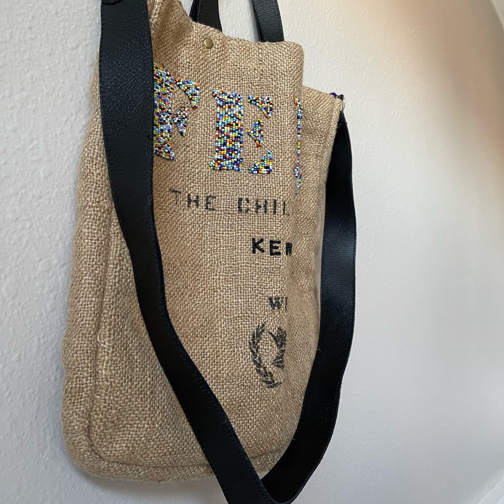 Feed Women Tote Bag - Tan and Black - Picture 2 of 12